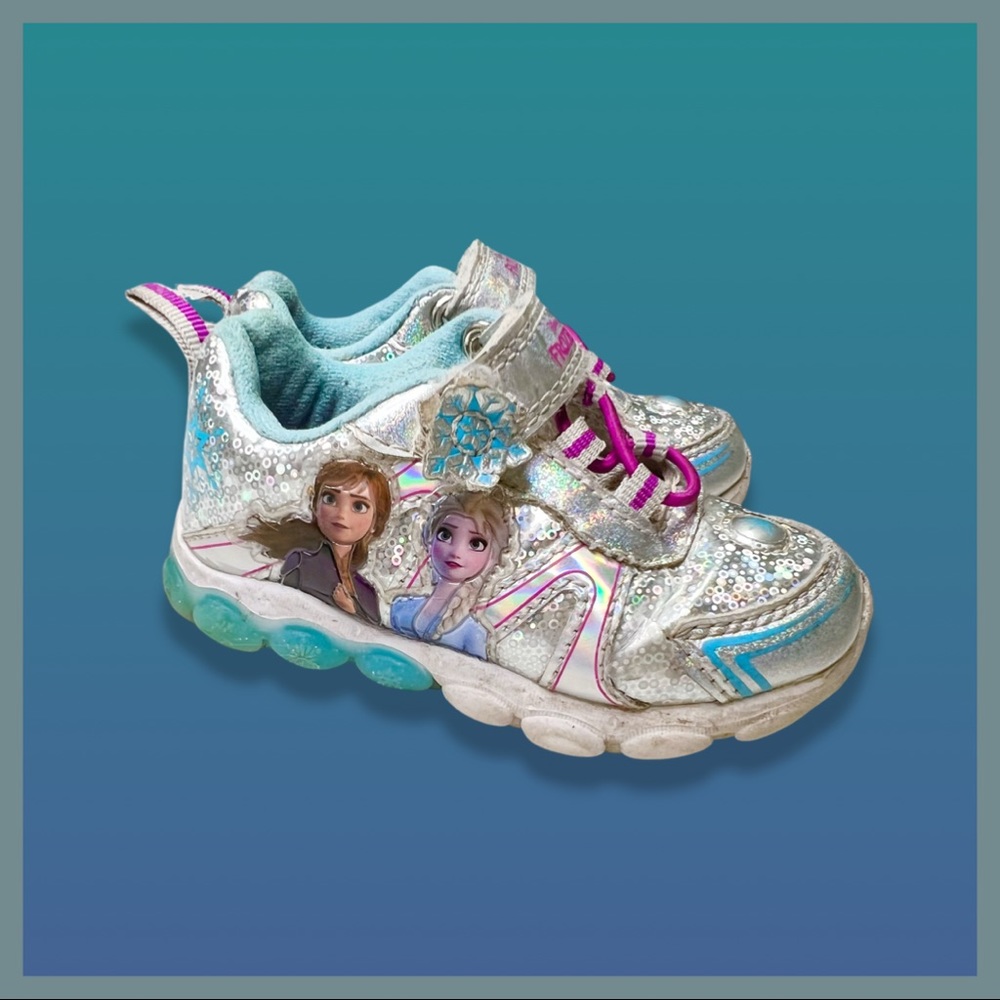 Disney Frozen 2 Light Up Sneakers Toddler Infant Shoe | Size 6
